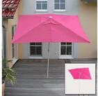 MCW Sonnenschirm Castellammare, Kippbar, L&uuml;ftungsschlitz, rechteckig, UV-Schutz 50+