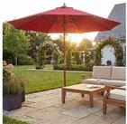 MCW Sonnenschirm MCW-C57-G, Wasserabweisender Stoff, Sto&szlig;sicher, Holz-Gestell,