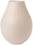 Villeroy & Boch Dekovase Manufacture Collier beige Vase Perle hoch 16 cm (Vasen)