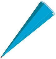 Roth Schult&uuml;te Rohling, 85 cm, eckig, ohne Verschluss, Zuckert&uuml;te zum Basteln