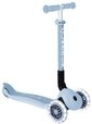 Globber Tretroller Junior Foldable Lights ECO Kinderroller 3-r&auml;driger Scooter,