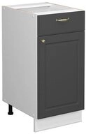 Vicco Unterschrank Fame-Line, Anthrazit-Gold/Wei&szlig;, 40 cm ohne Arbeitsplatte...