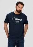 s.Oliver Kurzarmshirt T-Shirt Baumwoll-T-Shirt mit Logo-Print
