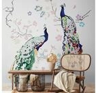 living walls Vliestapete House of Turnowsky Designer Fototapete Pfau, glatt,...