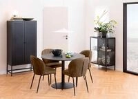 ACTONA GROUP Esstisch Ibiza, Runder K&uuml;chentisch - pflegeleicht, platzsparend &