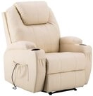MCombo Massagesessel mit Heizung /Liegefunktion (7061) creme MCombo Massagesessel mit Heizung /Liegefunktion (7061) creme