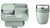 Mepal Lunchbox Bento-Lunchbox Large, 2-tlg Starter Set Snacks to go mit...