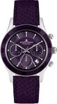 Jacques Lemans Chronograph Venice 1-2151J, Armbanduhr, Damenuhr, Lederarmband,