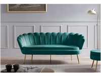 SalesFever Muschel-Sofa 3-Sitzer 180x54x78cm grün