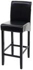 MCW Barhocker MCW-C33, Angenehme Polsterung, Stabile Beine aus Holz