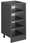 Vicco Unterschrank R-Line, Anthrazit/Anthrazit, 40 cm ohne Arbeitsplatte (1-St)