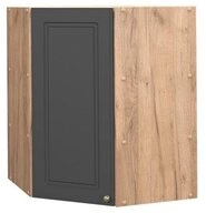Vicco Eckh&auml;ngeschrank Fame-Line, Anthrazit-Gold/Goldkraft Eiche, 57 cm (1-St., 1