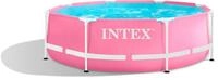 Intex Pool Pool Metallrahmen Frame Pool &Oslash; 244cm x 76cm 2843 Liter pink 28290NP
