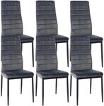CLP Esszimmerstuhl Mayfair (6er Set, 6 St), gepolstert mit Vierfu&szlig;gestell