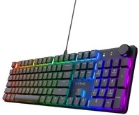 Trust GXT 866 Torix Gaming Tastatur mechanisch RGB Keyboard f&uuml;r PC Gaming-Tastatur