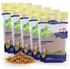 Lyra Pet 5 x 10 Liter Lyra Pet&reg; Mehlw&uuml;rmer getrocknet im Beutel, f&uuml;r:...