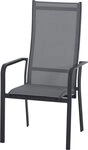 Siena Garden Gartensessel CARLTON Move Sessel, Aluminiumgestell matt anthrazit