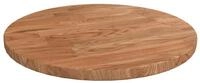 vidaXL Tischplatte Runde Tischplatte Hellbraun &Oslash;30x1,5 cm Behandeltes Eichenholz (1