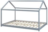 en.casa Hausbett, &raquo;Cerro&laquo; Kinderbett 120x200cm Grau