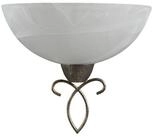 Lindby Wandleuchte Mohija, Glas Schwarz IP20, 1 x 60 W