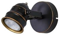 Lindby Wandleuchte Leonor, Metall, Schwarz IP20, 1 x 10 W LED