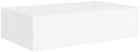 vidaXL Wandregal 40 x 235 x 10 cm Wandregal Schubladenregal Wei&szlig; 40x23,5x10 cm...