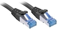 Lindy LINDY 47414 RJ45 Patchkabel CAT 6a S/FTP 2.00 m Schwarz 1 St. Netzkabel,