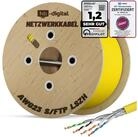 HB-DIGITAL CAT 7 Kabel 500m Installationskabel S/FTP AWG23 LSZH gelb...