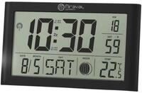 Miraval Wanduhr Digitale LCD Tischfunkuhr mit + Temperaturanzeige