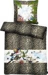 APELT Bettw&auml;sche Louis, Satin, 2 teilig, Herbstliches Rosen-und...