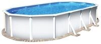 Planet Pool Ovalpool Stahlwandpool ovalform Classic 730x375x120 cm, Sta
