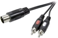 SpeaKa Professional SpeaKa Professional SP-7870640 DIN-Anschluss / Cinch Audio