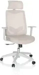 hjh OFFICE Drehstuhl Home Office B&uuml;rostuhl Mikeo W Stoff / Netzstoff (1 St),