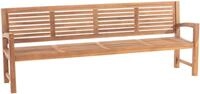 CLP Gartenbank Halden (1er), Standbeine aus 6x6 cm starken Vollholz-Bohlen