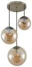Lindby H&auml;ngeleuchte Teeja, Glas Creme IP20, 3 x 15 W LED
