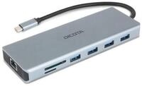 DICOTA Laptop-Dockingstation USB-C 13-in-1 Docking Station 4K HDMI/DP PD 100W