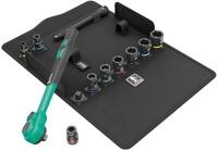 Wera Steckschl&uuml;ssel 8100 SB 12 Zyklop Comfort Knarrensatz (Set), 11-teilig,...