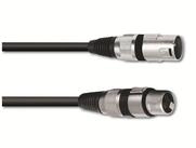 Omnitronic OMNITRONIC XLR-Kabel 3-polig, 7,5 m, schwarz Audio-Kabel