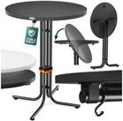 Casaria Stehtisch, &Oslash;70x110 cm klappbar rund Garten Holz Metall Hochtisch Partytisch
