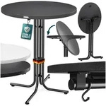Casaria Stehtisch, &Oslash;80x110 cm klappbar rund Garten Holz Metall Hochtisch Partytisch