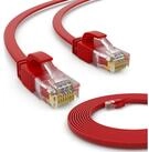 HB-DIGITAL Patchkabel CAT 6 Flachkabel U/UTP PVC 15m Netzwerkkabel, Netzwerkstecker,