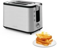 Krups Toaster KH442D Control Line, 6 Br&auml;unungsstufen, herausnehmbare