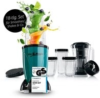 GOURMETmaxx Standmixer Smoothie Maker & Standmixer 18tlg. Set - 400W, 400 W,...