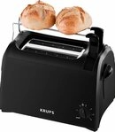 Krups Toaster Pro Aroma KH1518, 2 kurze Schlitze, f&uuml;r 2 Scheiben, 850 W,