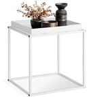 tectake Beistelltisch Couchtisch Cambridge 40x40x44cm (1-St., 1 tlg), Stapelbarer