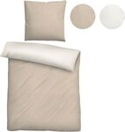 Biberna Wendebettw&auml;sche HERMAL Melange Flanell uni, kuschelig weich, Flanell, 2