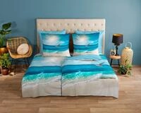 good morning Wendebettw&auml;sche Sealife, Renforc&eacute;, 3 teilig, 100% Baumwolle,...