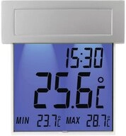 TFA Dostmann Raumthermometer Solar Fenster-Thermometer 30.1035