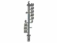TFA Dostmann Gartenthermometer TFA 12.5002 Analoges Außenthermometer aus Metall