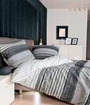Janine Bettw&auml;sche Janine Bettw&auml;sche PALERMO Mako-Satin BL 135x200 cm grau...